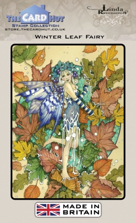 The Card Hut Clear Stamp / Transparenter Stempel Winter Leaf Fairy