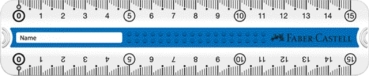 Faber Castell GRIP Lineal 15 cm blau oder grün
