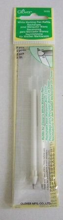 CLOVER Nachfüllmine für weissen Markierstift fein 2 Stück