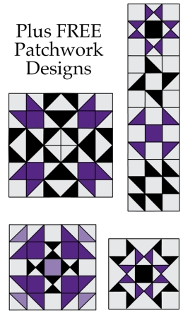 Preview: Marti Michell Schablonenset N Mini Geometrics