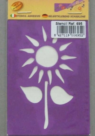 Schablone Sonnenblume