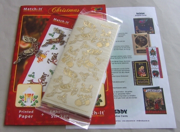 Matchit Buch und Sticker Weihnachten