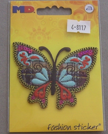 MD Applikation Schmetterling 7,5 x 5,5 cm