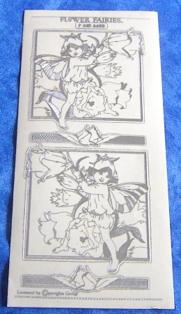 MD Sticker transparent Flower Fairies Canterburry silber