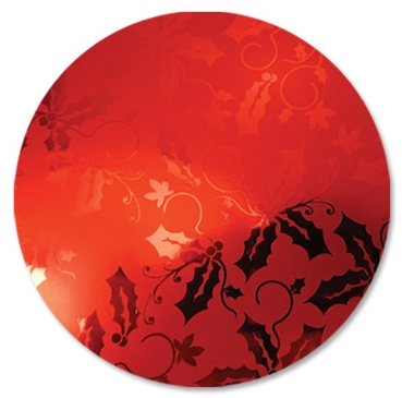 Mirri Christmas - Karton 270 gr Holly Shimmer Berry Red