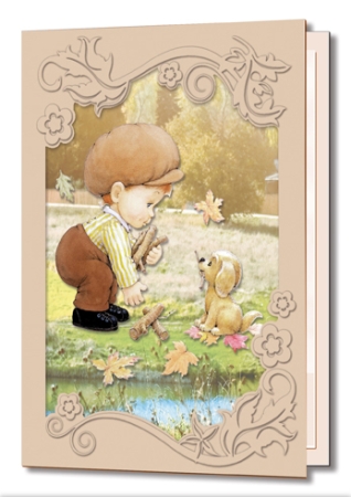 Preview: Reddy Cards 3D-Stanzbogen Moreheads Herbst
