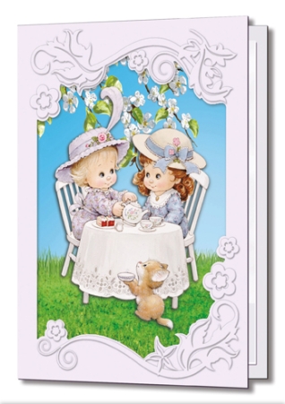Preview: Reddy Cards 3D-Stanzbogen Moreheads Frühling
