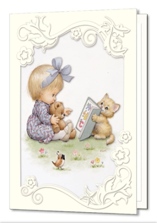 Preview: Reddy Cards 3D-Stanzbogen Moreheads Kinder