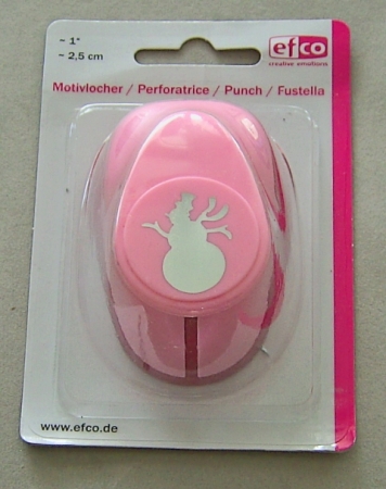 Motivlocher Stanzer Schneemann 2,5 cm