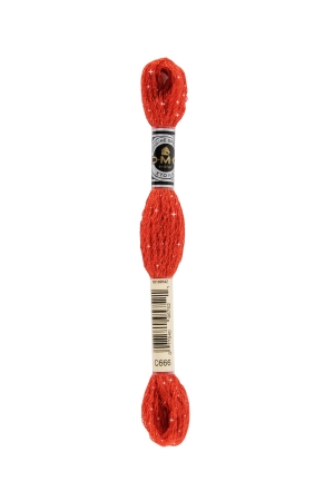 DMC Mouliné Etoile Strängchen zu 8 Meter Farbe orangerot