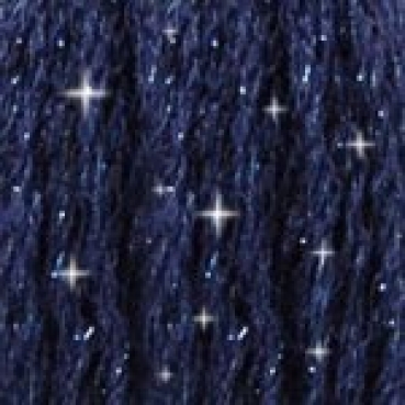 Preview: DMC Mouliné Etoile Strängchen zu 8 Meter Farbe nachtblau