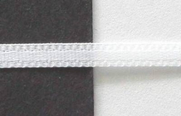 Satinband 3 mm breit pro Meter weiß