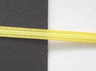 Satinband 3 mm breit gelb je m