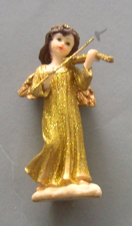 Musikengel 10 cm mit Geige