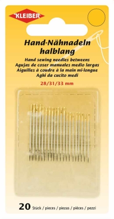 Hand-Nähnadeln 28, 31, 33 mm 20 Stück