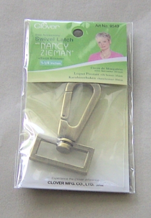 Clover Nancy Zieman Karabinerhaken 30 mm Satinbronze