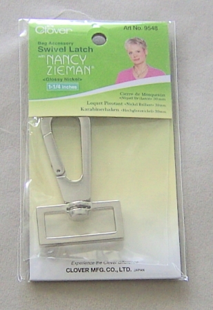 Clover Nancy Zieman Karabinerhaken 30 mm Hochglanznickel