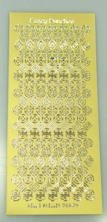 Sticker zu Fancy Punches gold