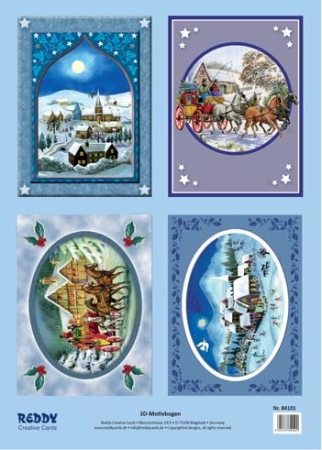Reddy 3D Stanzbogen Winterlandschaften