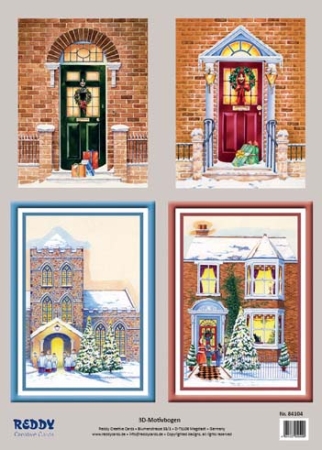 Reddy 3D Stanzbogen Winterliche Portale