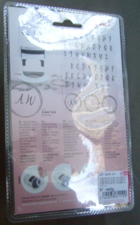 Preview: Little NIO Stempel NIM001 Monogramm Durchschnitt 40 mm 57 teilig