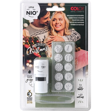 Little NIO Stempel NIL004 Weihnachtsstempel 12- teilig
