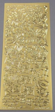 Le Suh Doodle Schmetterling gold