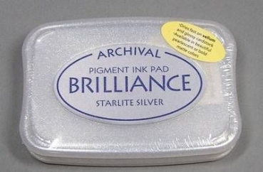 Stempelkissen 4,7 x 7,5 cm Starlite Silver