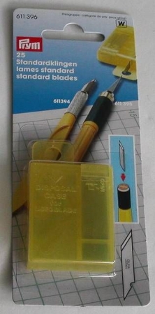 PRYM 25 Ersatzklingen für Zieh- und Doppelklingenmesser