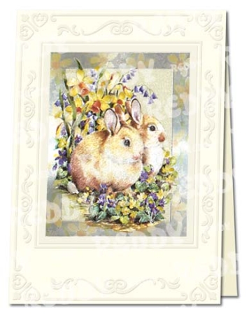 Preview: Reddy Cards Bastelset Osterkarten in Metallgravur