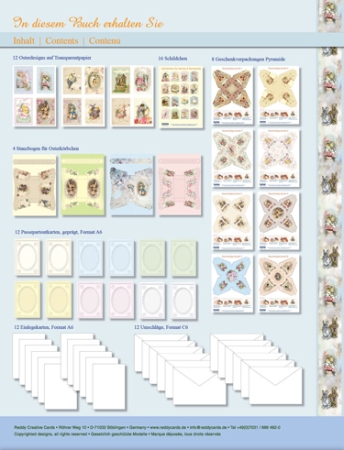 Preview: Reddy Cards Bastelmappe Ostern II