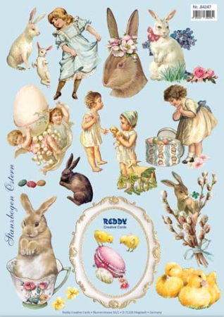Reddy Cards Stanzbogen Ostermotive