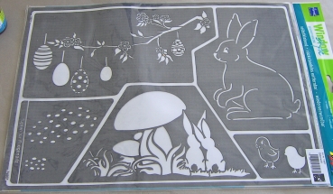 Home Design  Window Style Schablone Osterwelt