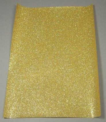 Glitterpapier A 4 gold