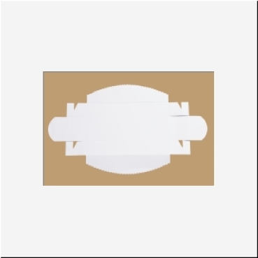 Preview: Papier Box weiss 225 x 70 x 40 mm