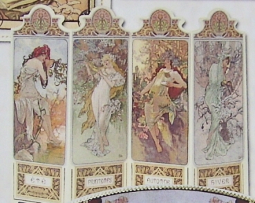 Preview: 3D Stanzbogen Jugendstil Moet Grand Cremant & White