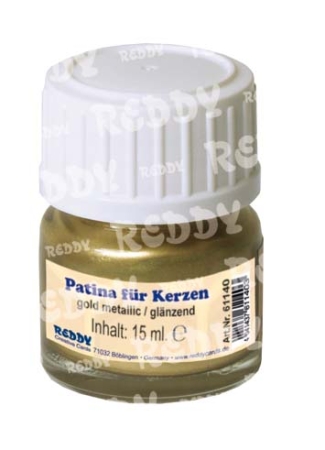 Reddy Patina für Kerzen 15 ml metallic gold