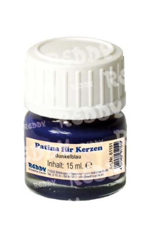 Reddy Patina für Kerzen 15 ml Grundierung dunkelblau