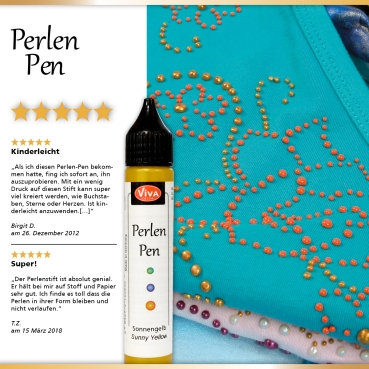 Perlen Pen 25 ml gold
