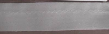 Perfekt Saum 4 cm breit pro Meter weiss