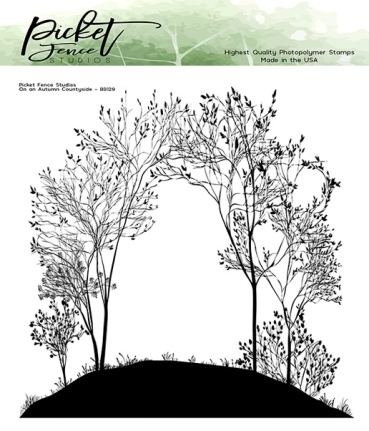 Picket Fence Studios Clear Stamps On an Autumn Countryside