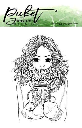 Picket Fence Studios Clear Stamps Jill Girl