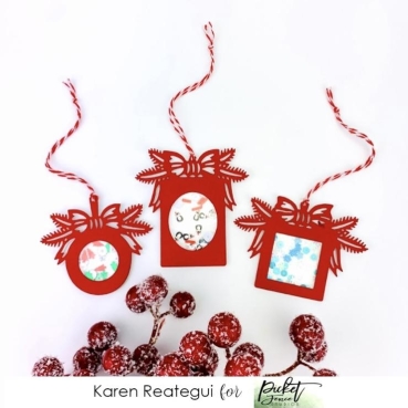 Preview: Picket Fence Studios Die / Schneideschablone 6 x 6 Inch Chandelier Holiday Gift Tags