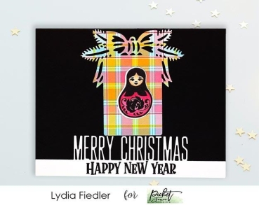 Preview: Picket Fence Studios Die / Schneideschablone 6 x 6 Inch Chandelier Holiday Gift Tags