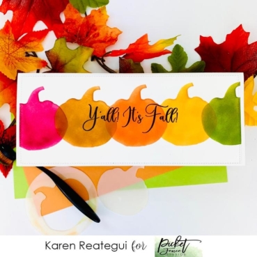 Preview: Picket Fence Studios Schablone Stencil 6 x 6 inch Jack-o-Lantern