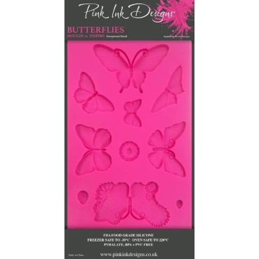 Pink Ink Designs Silicone Mould Butterflies
