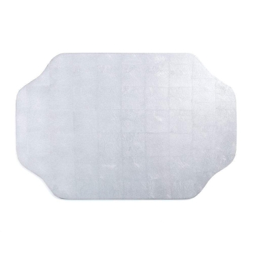 Caspari Lacquer placemat Chippendale silver