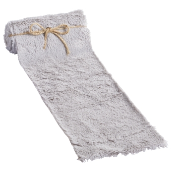 Hobbyfun Plüschfellband grau 4 cm x 2 Meter