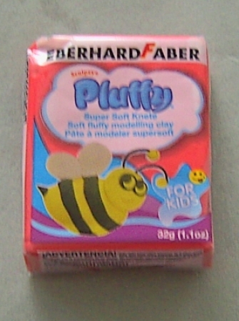 Eberhard Faber Pluffy 1 Block zu 32 Gramm rot