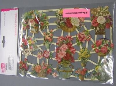 Poesiebild 24 x 17 cm Blumenvasen